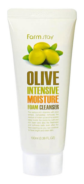 FarmStay Olive Intensive Moisture Foam Cleanser 100 мл Пенка для умывания