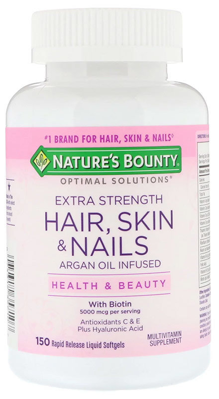 Nature's Bounty Hair, Skin & Nails 150 капсул