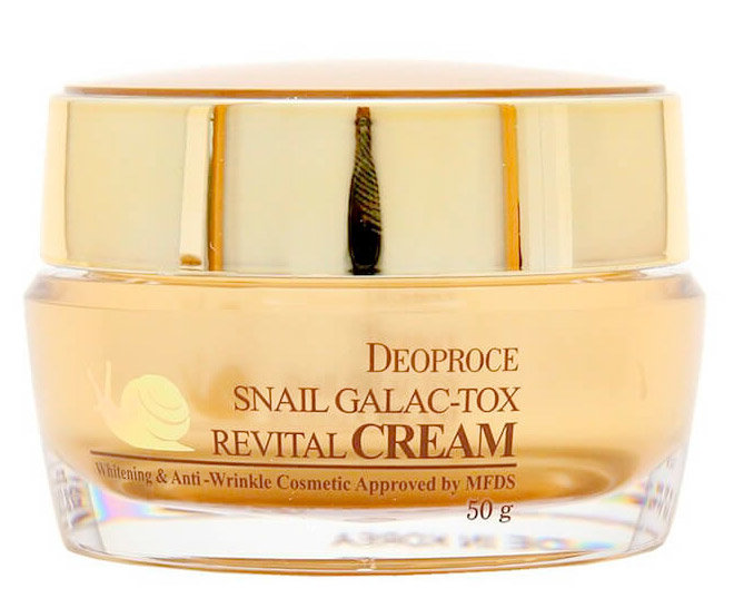 Deoproce Snail Galac-Tox Revital Cream 50 г Крем с муцином улитки 