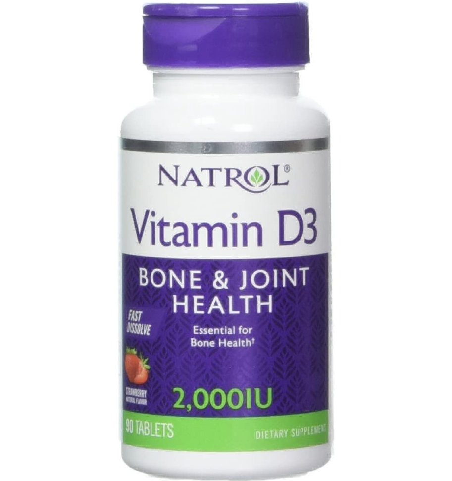 Natrol Vitamin D-3 2000 Iu 90 таблеток