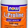 Now L-Proline 500 мг 120 капсул