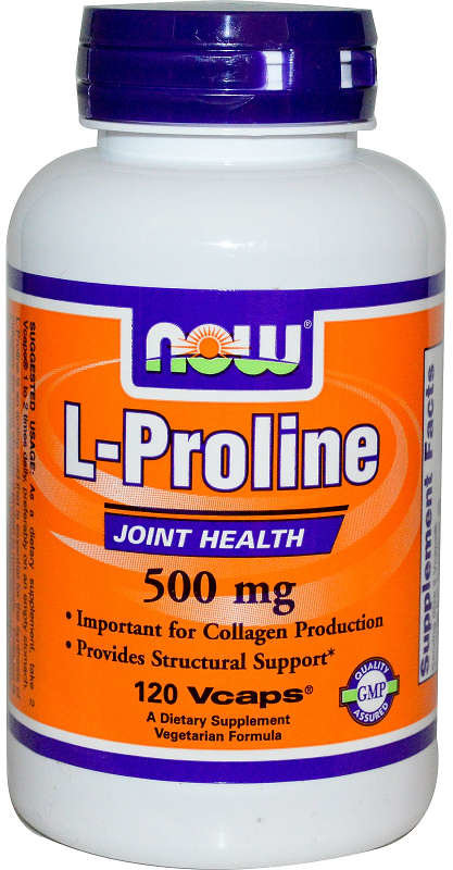 Now L-Proline 500 мг 120 капсул 