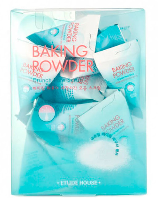 Etude House Baking Powder Crunch Pore Scrub Скраб для лица, 7г*24 