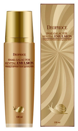 Deoproce Snail Galac-Tox Revital Emulsion 130 мл Эмульсия для лица с муцином улитки