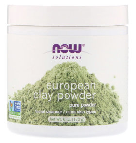 Now European Clay Powder 170 г Порошок из европейской глины, очищающее средство для лица