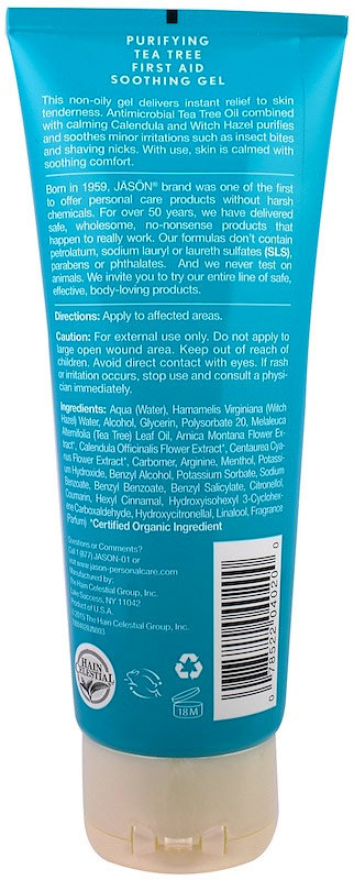 Jason Natural Tea Tree First Aid Soothing Gel 113 г 