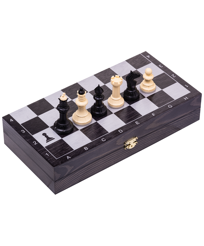 Игра 3 в 1 "Классика" дорожная, черно-серебряный,100-12