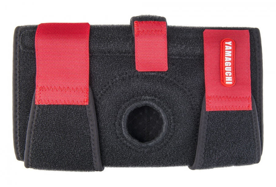 Yamaguchi Бандаж на коленный сустав Aeroprene Knee Support (черный, размер One Size) 