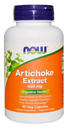 Now Artichoke Extract 450MG Артишока экстракт, 90 капсул