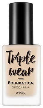 A'pieu Triple Wear Foundation SPF20/Pa++ (No.1/Frozen) 35 г Тональная основа
