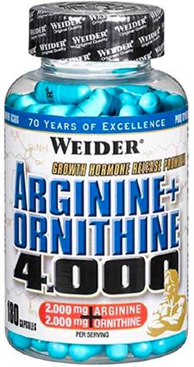 Weider Arginine + Ornithine 4000 180 капсул