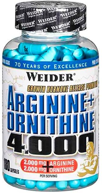 Weider Arginine + Ornithine 4000 180 капсул