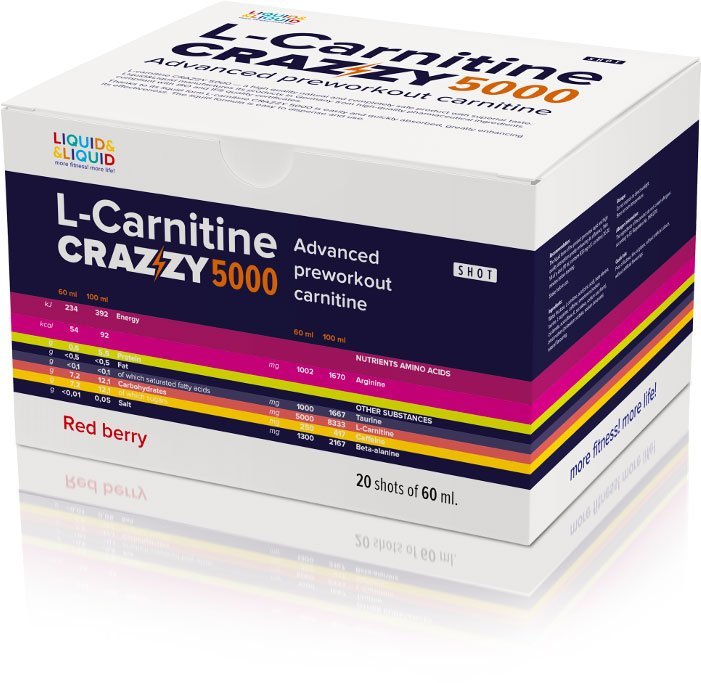 Liquid & Liquid L-Carnitine Crazzy 5000 60 мл