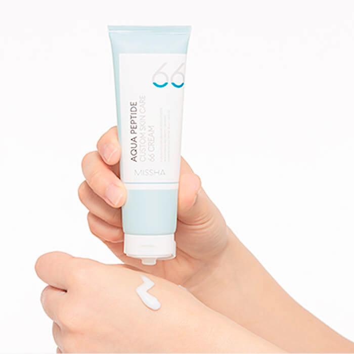 Missha Aqua Peptide Custom Skin Care 66 Cream 50 мл Концентрированный крем для лица с пептидами 