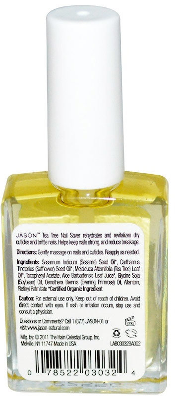 Jason Natural Tea Tree Nail Saver 15 мл 