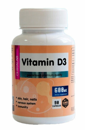 Chikalab Vitamin D3 600 МЕ 90 капсул