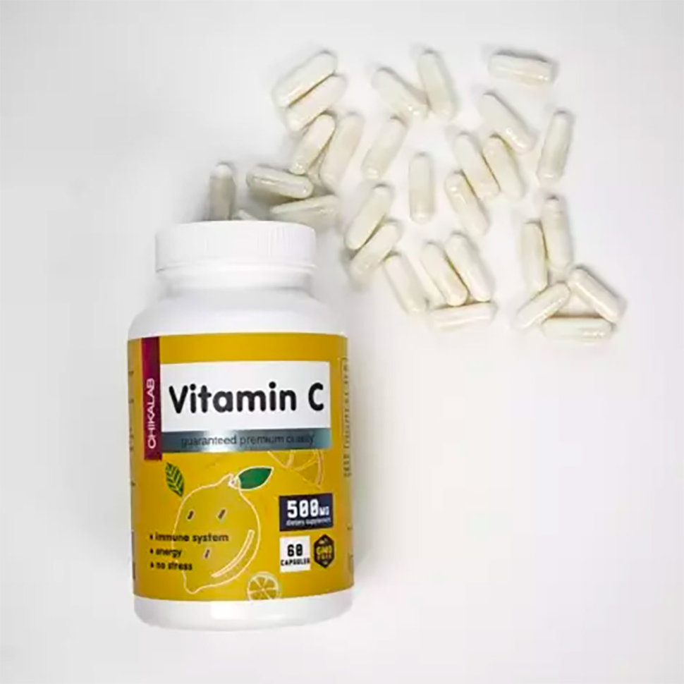 Chikalab Vitamin C, 60 капсул