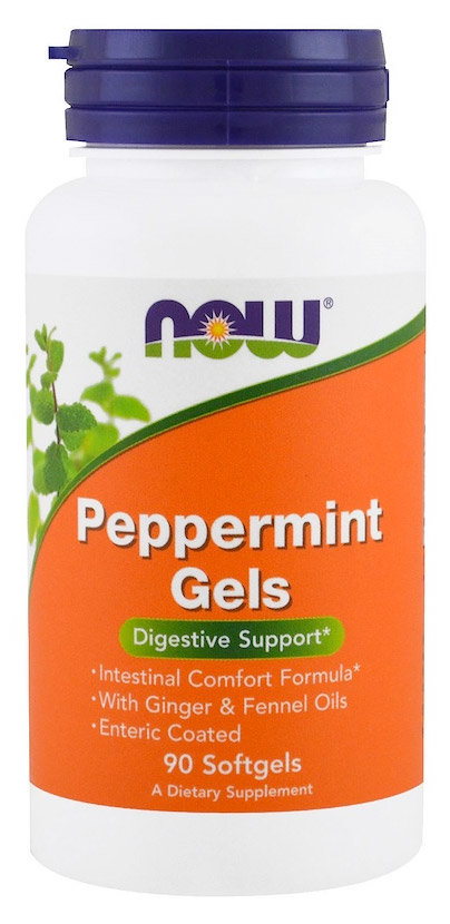 Now Peppermint Gels Перечная мята, 90 гелевых капсул 