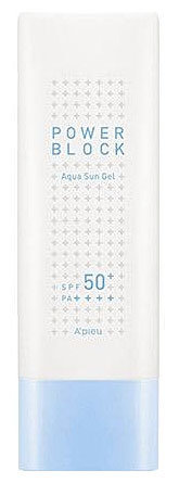 A'pieu Power Block Aqua Sun Gel SPF50+/ Pa++++ 50 мл Увлажняющий солнцезащитный гель