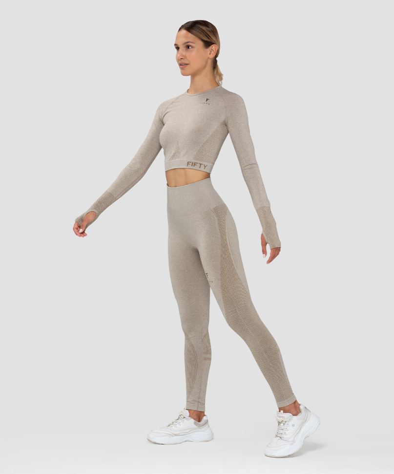 Женская футболка с длинным рукавом Emphatic beige FA-WL-0203-BEG, бежевый