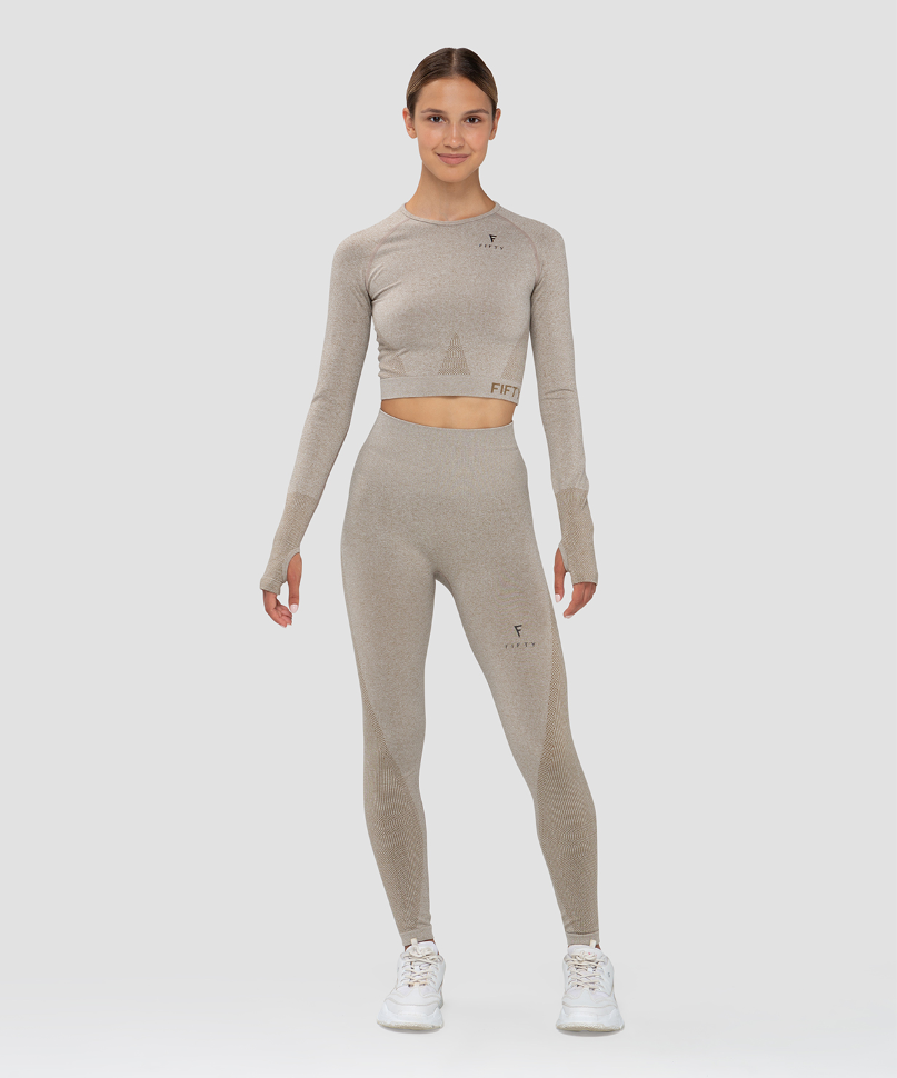 Женская футболка с длинным рукавом Emphatic beige FA-WL-0203-BEG, бежевый