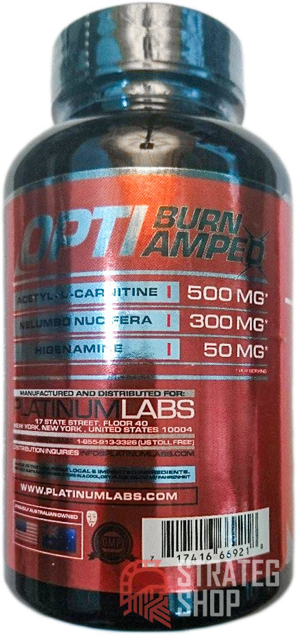 Platinum Labs OptiBurn Amped 60 капсул
