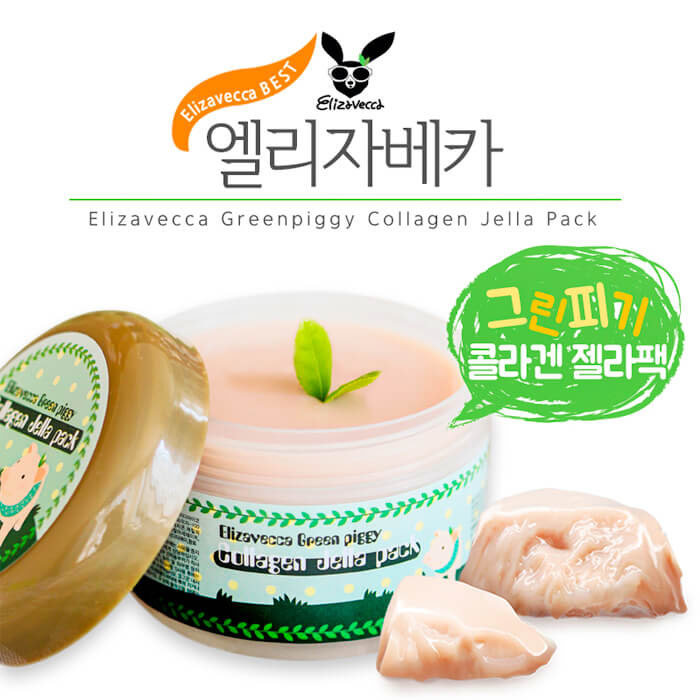 Elizavecca Green Piggy Collagen Jella Pack 100 г Гелевая коллагеновая маска 