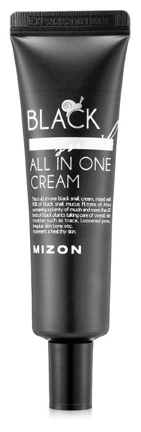 Mizon Black Snail All In One Cream (tube) 35 мл Крем для лица с экстрактом черной улитки