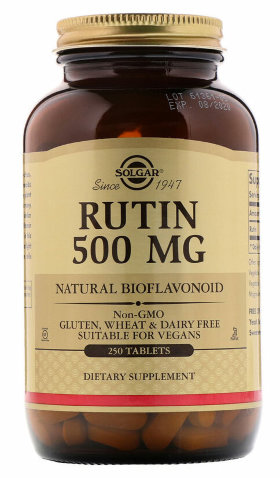 Solgar Rutin 500 мг 250 таблеток