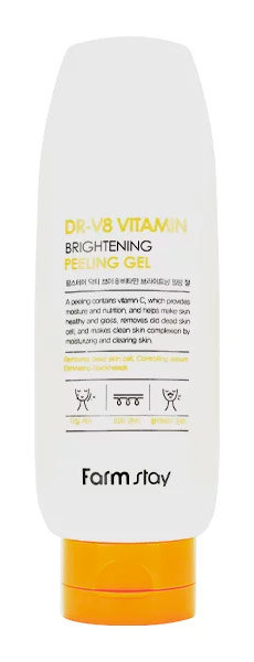 FarmStay Dr-V8 Vitamin Brightening Peeling Gel 150 мл Пилинг-гель с витаминным комплексом 