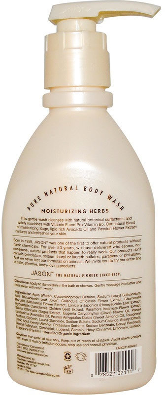 Jason Natural Herbal Body Wash 887 мл 