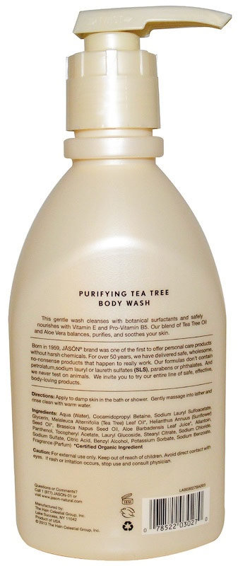 Jason Natural Tea Tree Body Wash 887 мл 