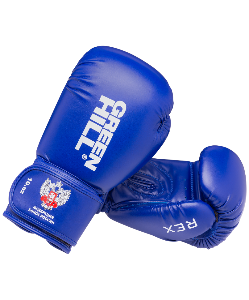 Перчатки боксерские REX BGR-2272F, 10 oz, синий