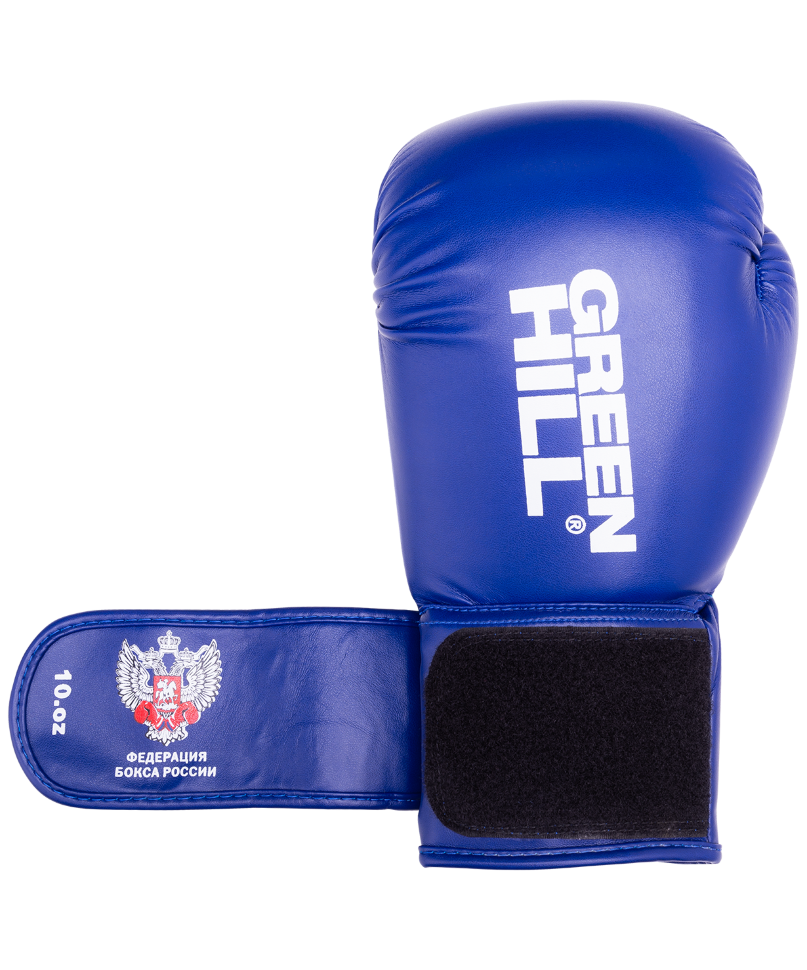 Перчатки боксерские REX BGR-2272F, 10 oz, синий