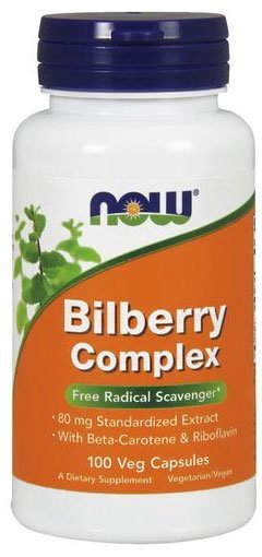 Now Bilberry Complex 100 капсул 