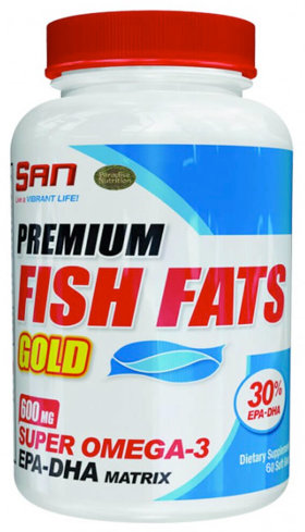 San Premium Fish Fats Gold 60 гелевых капсул