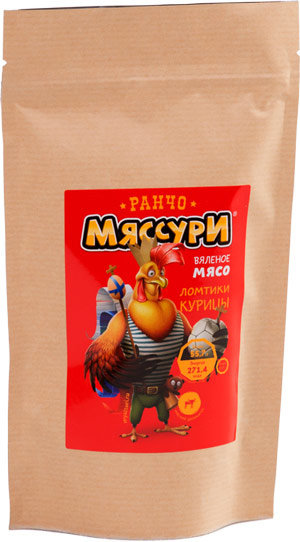 Мяссури Ранчо Мяссури Курица вяленая 50 г 