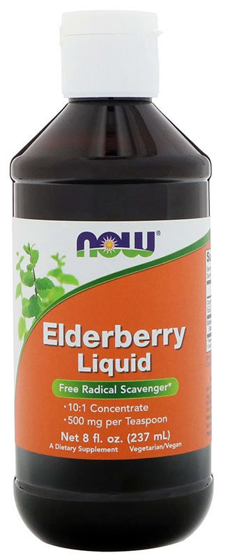 Now Elderberry Liquid Concentrate 237 мл 