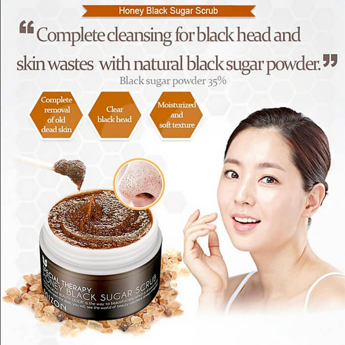 Mizon Honey Black Sugar Scrub 90 г 