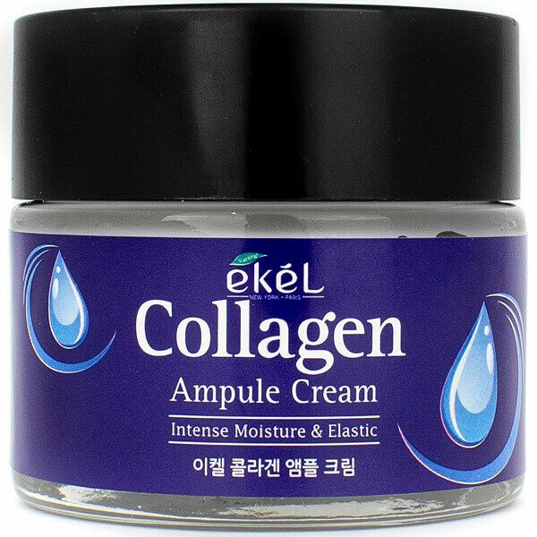 Ekel Ампульный крем для лица с коллагеном Collagen Ampule Cream 70 мл 