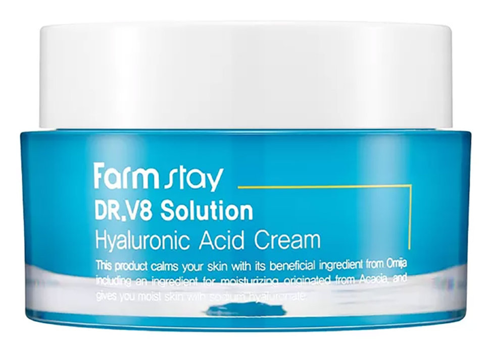 FarmStay Крем с гиалуроновой кислотой Dr-V8 Solution Hyaluronic Acid Cream 50 мл