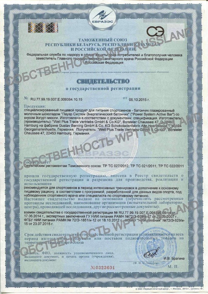 Power System Active Bar 35 г 