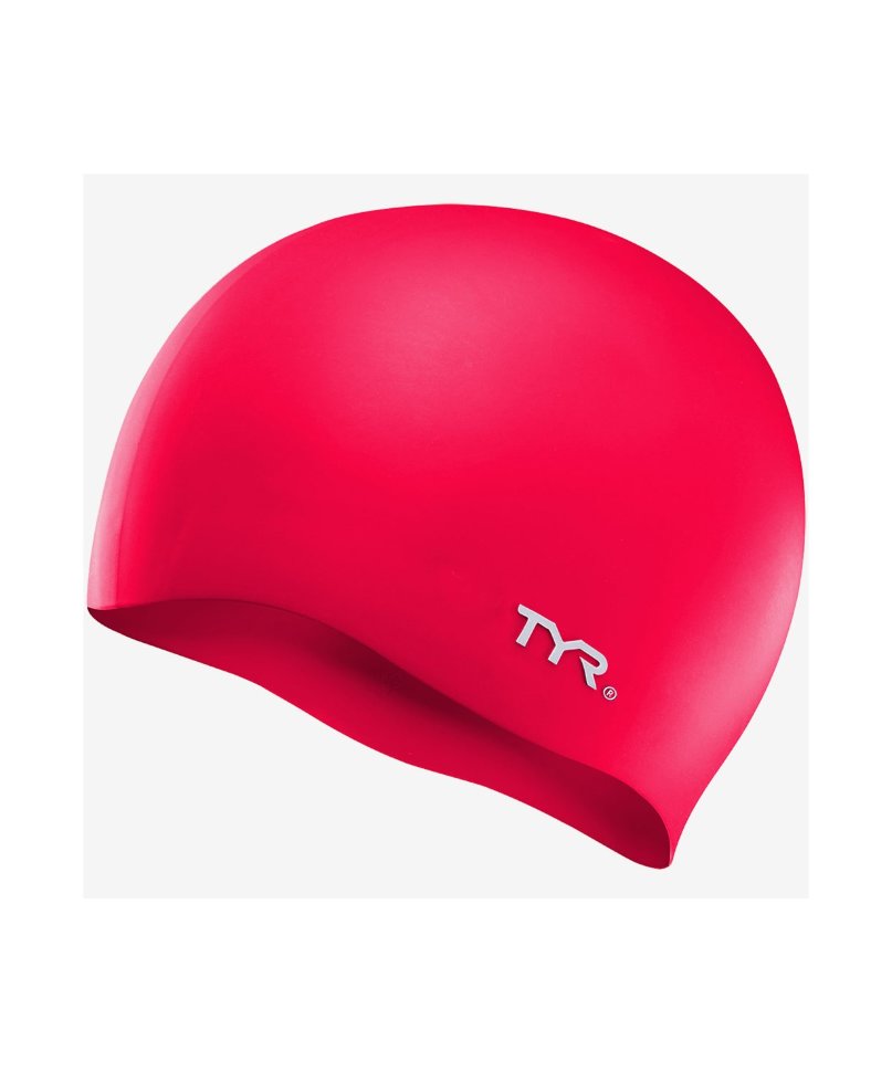 Шапочка для плавания Wrinkle Free Silicone Cap, силикон, LCS/610, красный