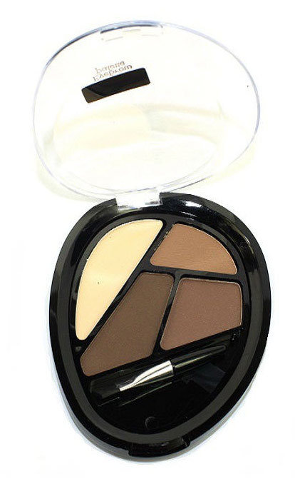 Spada Cosmetics 01-Тени для бровей 4 цветные с воском