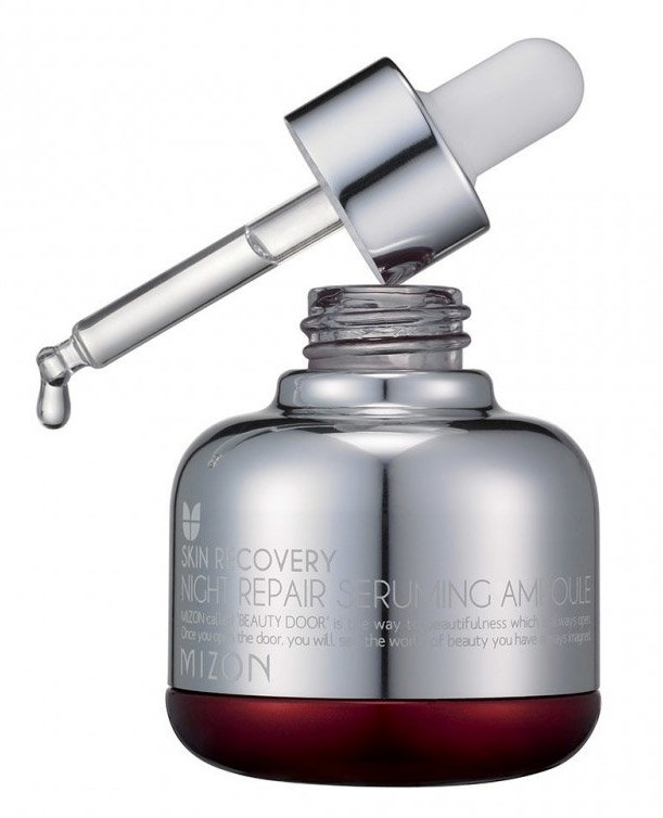 Mizon Night Repair Seruming Ampoule 30 мл Восстанавливающая ночная омолаживающая сыворотка 