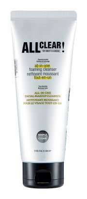 The Face Shop All Clear All-In-One Facial Makeup Cleanser 150 мл Универсальная пенка для умывания 