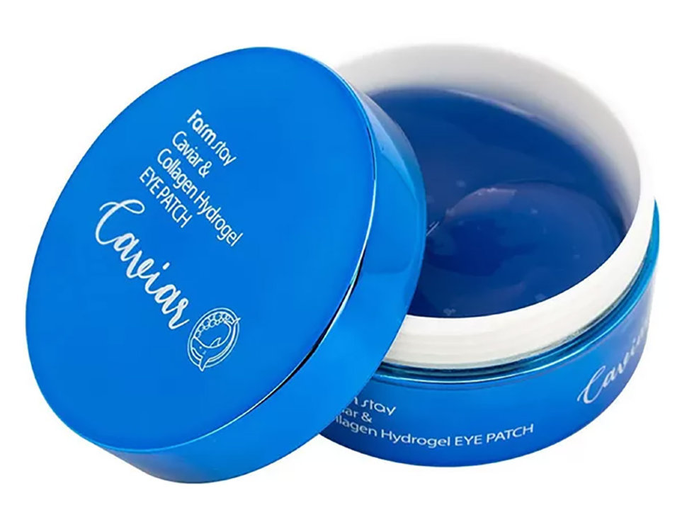 FarmStay Гидрогелевые патчи для области вокруг глаз с икрой и коллагеном Caviar & Collagen Hydrogel Eye Patch 