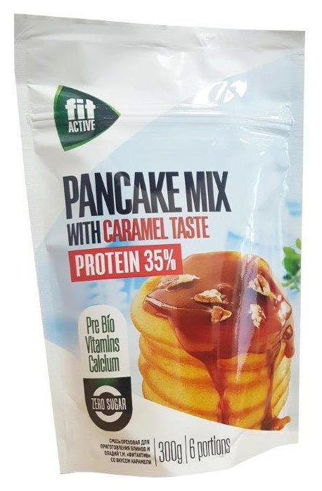 Фит Парад Fit Active Pancake Mix Protein 35% 300 г Смесь ореховая для приготовления блинов и оладий