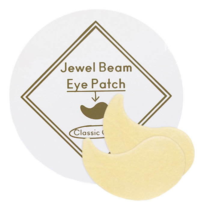 Etude House Jewel Beam Eye Patch Гидрогелевые патчи с коллоидным золотом и коллагеном, 60 штук 