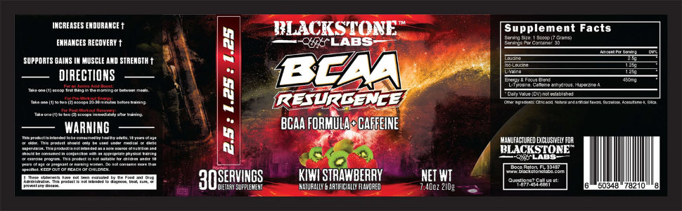 BlackStone Labs Resurgence Bcaa + Caffeine